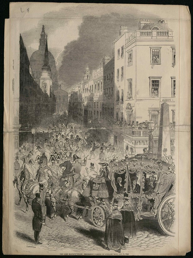 Engravings of the Lord Mayor's procession
